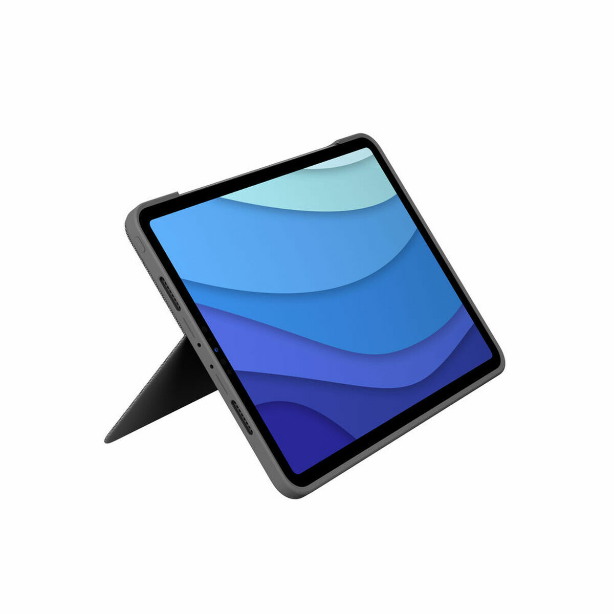 Keyboardtaske til iPad + Logitech 920-010145 Grå Spansk qwerty QWERTY